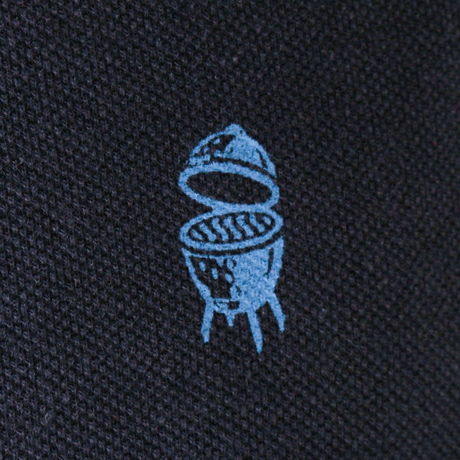 Big Green Egg Big Green Egg Golf Poloshirt Navy Blauw