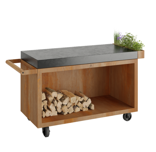 OFYR OFYR Mise en Place Table Corten 135 PRO