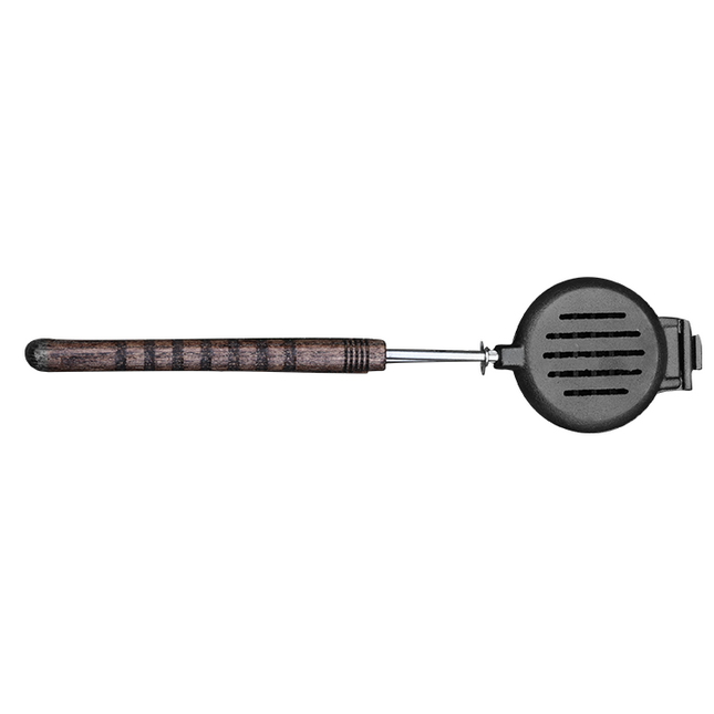 The Windmill Cast Iron Second Chance: The Windmill Burger Pie Iron met Lange Handvaten
