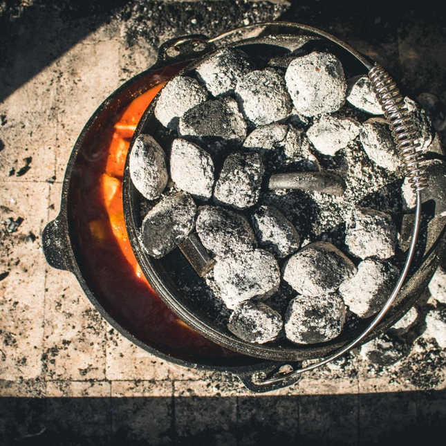 The Windmill Cast Iron Second Chance: The Windmill Dutch Oven 6 quarts Met Pootjes