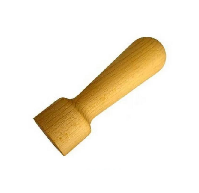 Vuur & Rook Houten stamper tbv handmolen No 5 en 8