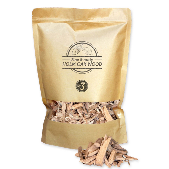 Vuur & Rook Smokey Olive Wood Steeneik Rookchips 1,7 Liter